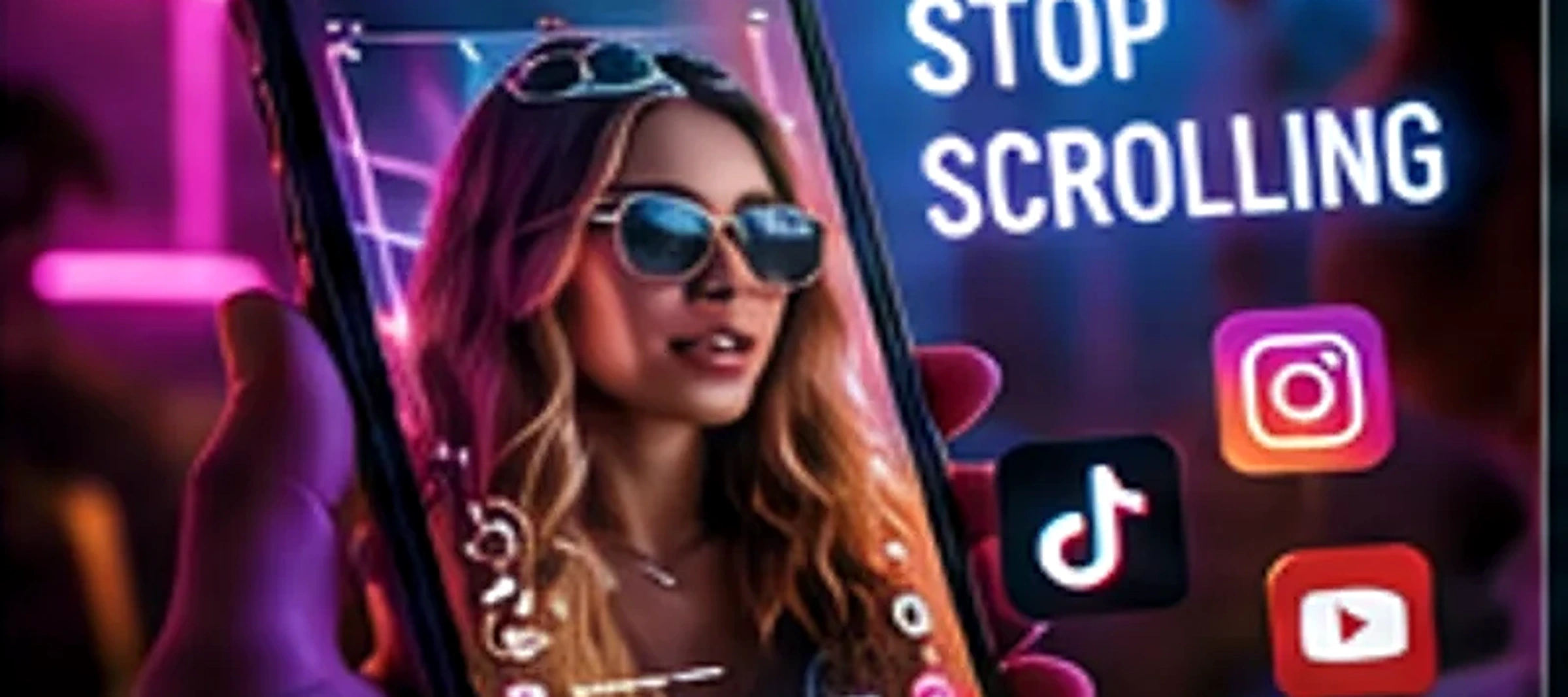 איור למדריך איך לכתוב Hook שעוצר את הגלילה: TikTok, Reels ו-Shorts — AI Content Studio